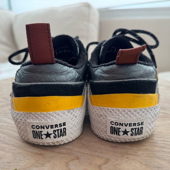 CONVERSE x Ibn Jasper Collab One Star Low Top Black/White/Spectra Yellow Size M9 - Picture 5 of 10